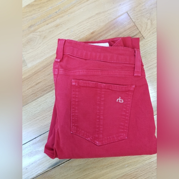 rag & bone Denim - Rag & Bone red skinny jean